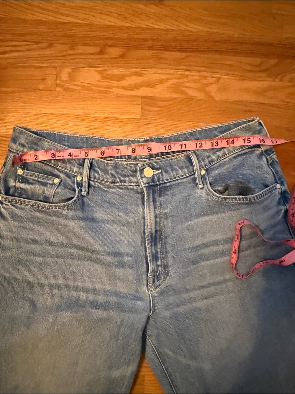 Mother jeans the mid Rise maven ankle - color magic school bus- size 31 - Picture 4 of 10